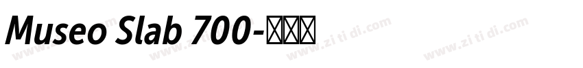 Museo Slab 700字体转换